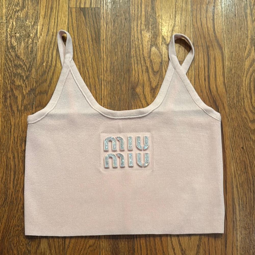 Light Pink Logo Tank